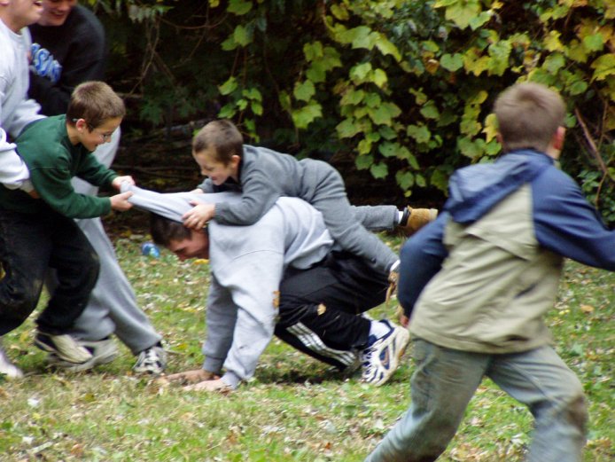 Jared, Jeremy and Josiah playing with Joe Deak